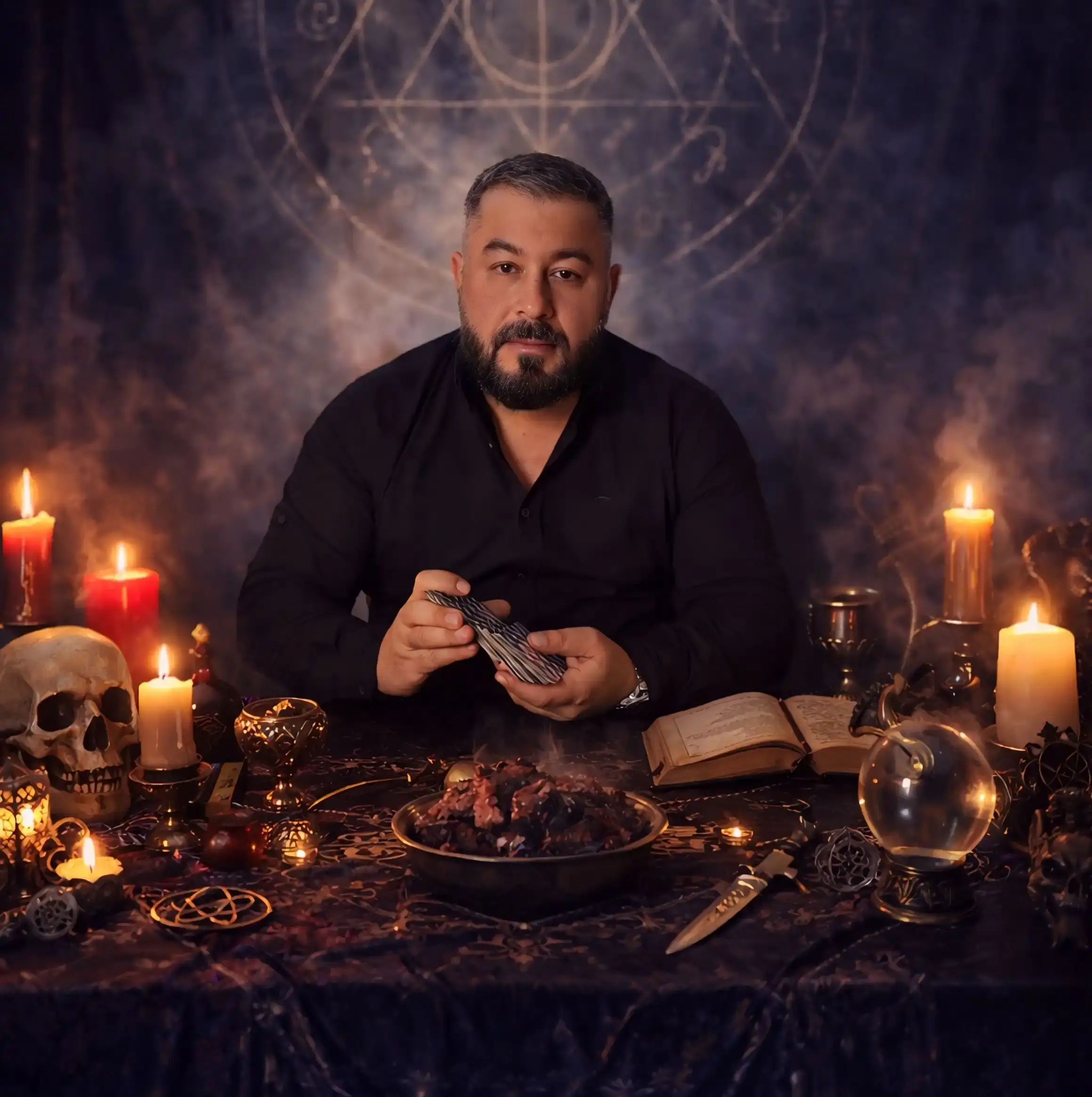 Таролог с картами